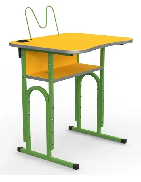 Стіл учнівський 05 №4-7/700х500 без полиці МФ Вересень